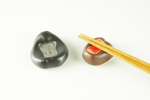 Handmade Ceramic Chopstick Rest - Ninja - Ninja Kitchen Market