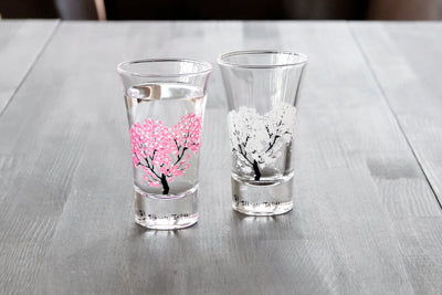 Glass Color Changing Cups